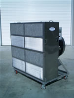 Washable intake air filters extend life and protect surface of cooling media.